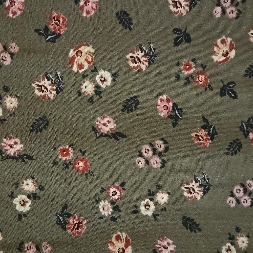 Lucky Brand Floral Green Women's Top Size SMALL: A - Picture 8 of 10